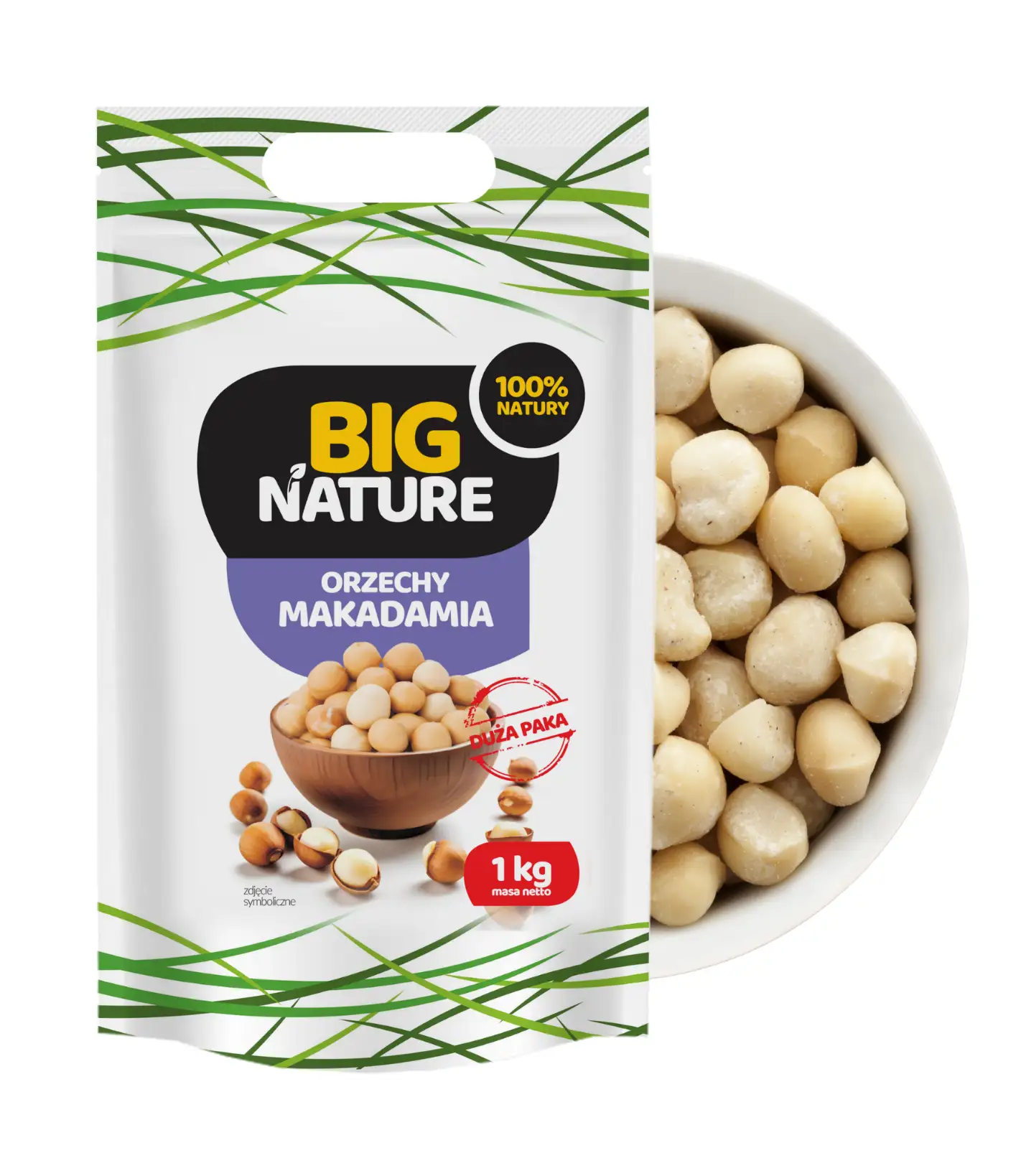 Orzechy Macadamia 1kg  - BIG NATURE