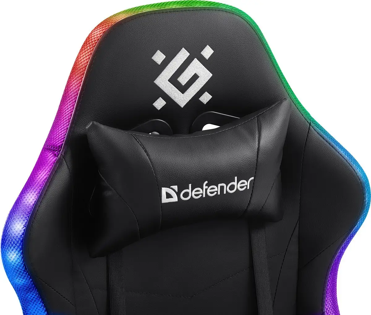 FOTEL DEFENDER FACTOR X CZARNY RGB GAMING — 17