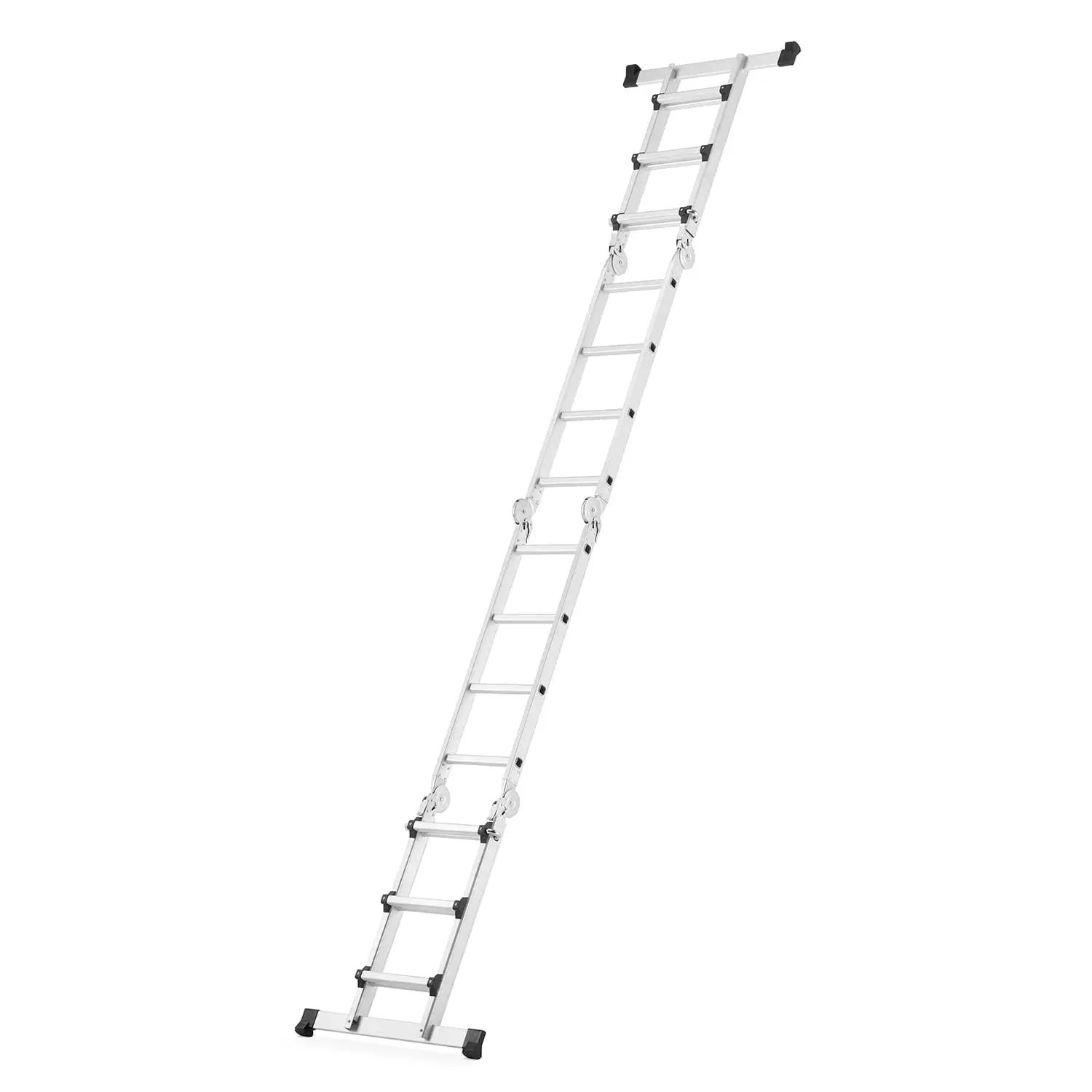 Drabina aluminiowa przegubowa teleskopowa HIGHER 4x4 podest roboczy — 9
