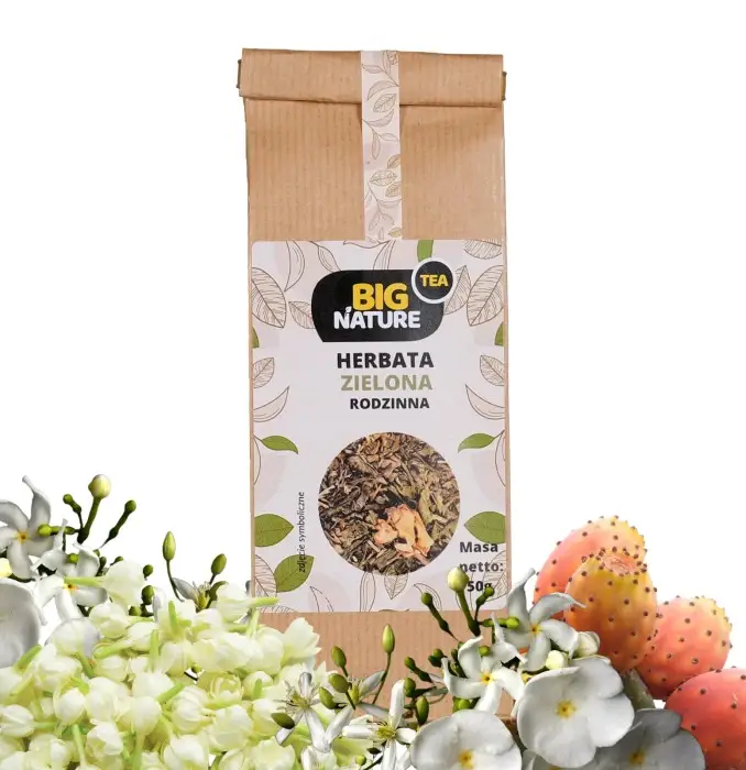 Herbata zielona RODZINNA 50g - BIG NATURE