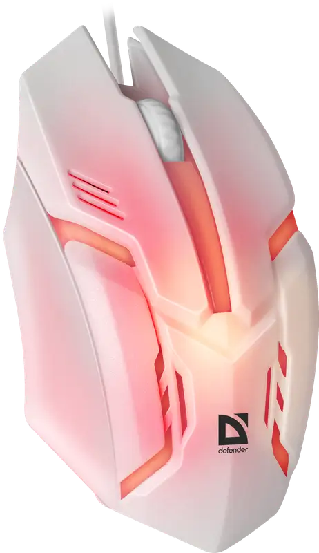 MYSZ DEFENDER CYBER MB-560L BIAŁA 7 KOLORÓW PODŚWIETLENIA 1200dpi 3P — 9