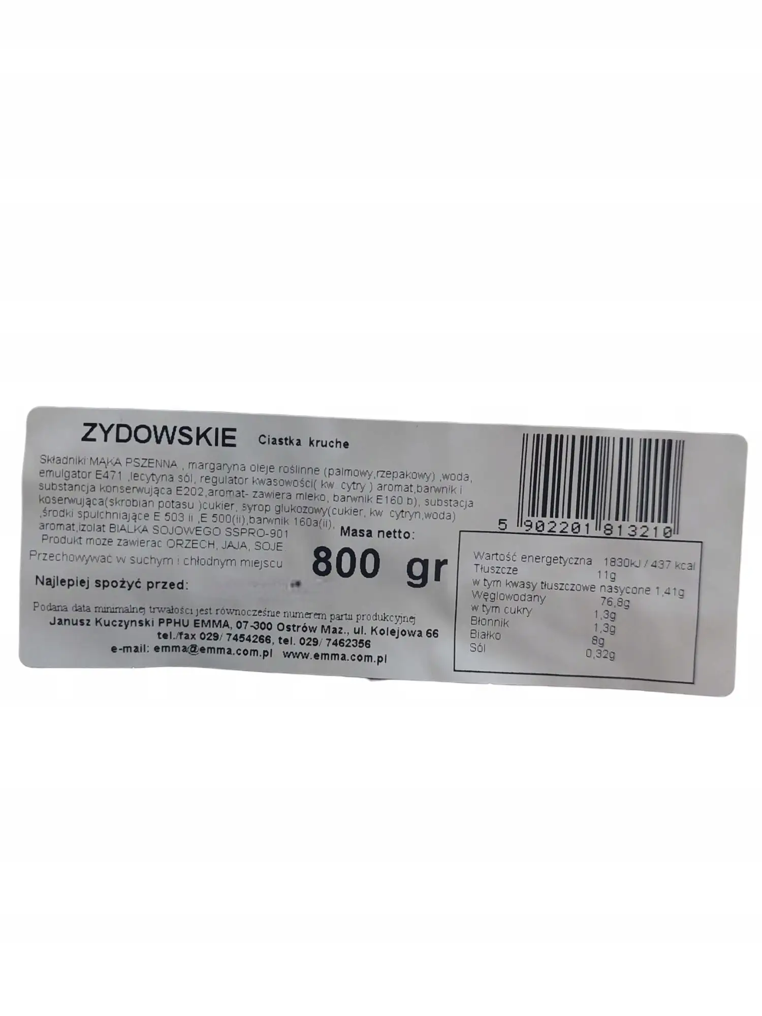 Ciastka kruche 800g Zydowskie — 2