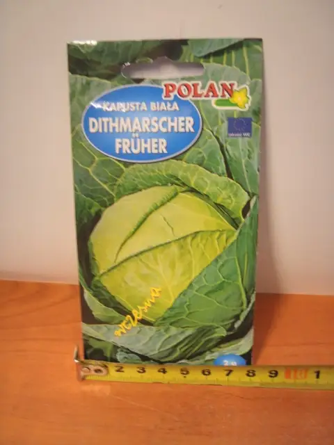 nasiona 2g KAPUSTA BIAŁA DITHMARSCHER PN3567