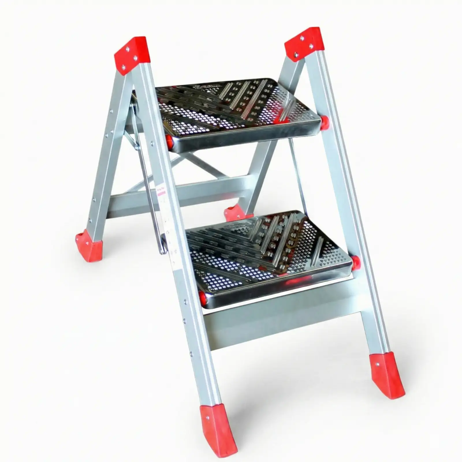 Drabina aluminiowa schody schodki magazynowe składane FARAONE SGP2 - 2,50 m