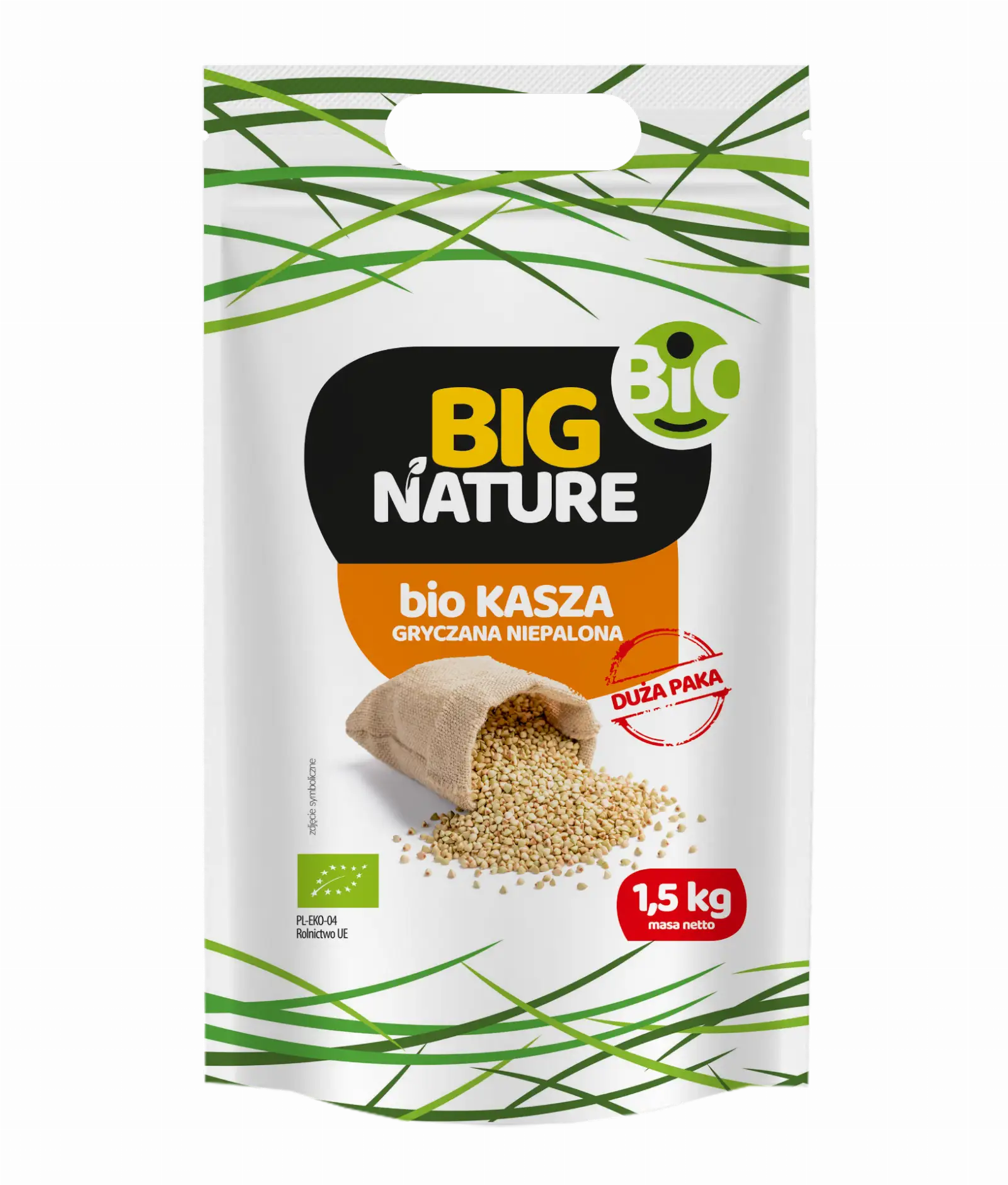Kasza gryczana niepalona bio 1,5kg — 2