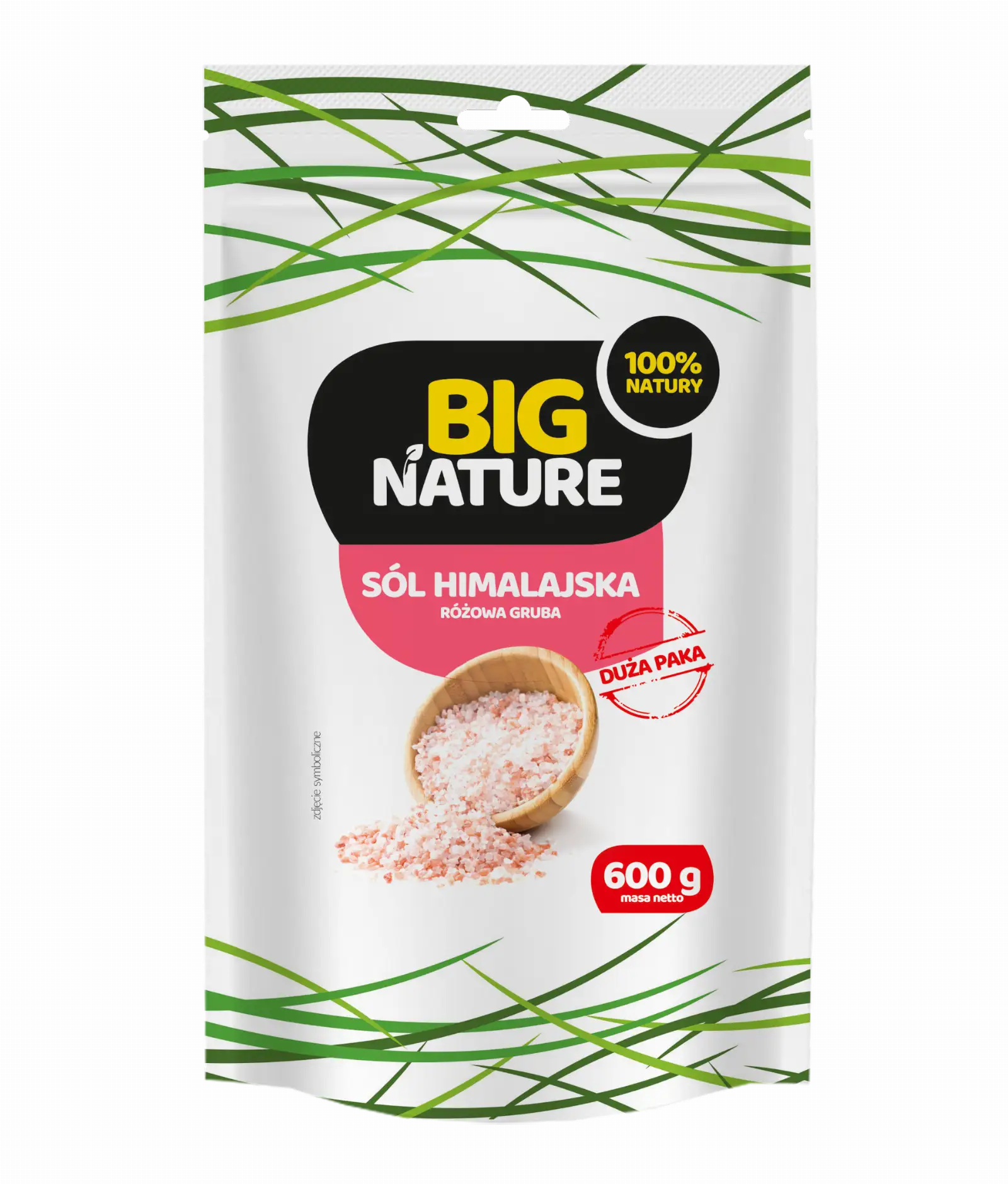 Sól himalajska różowa gruba 600g