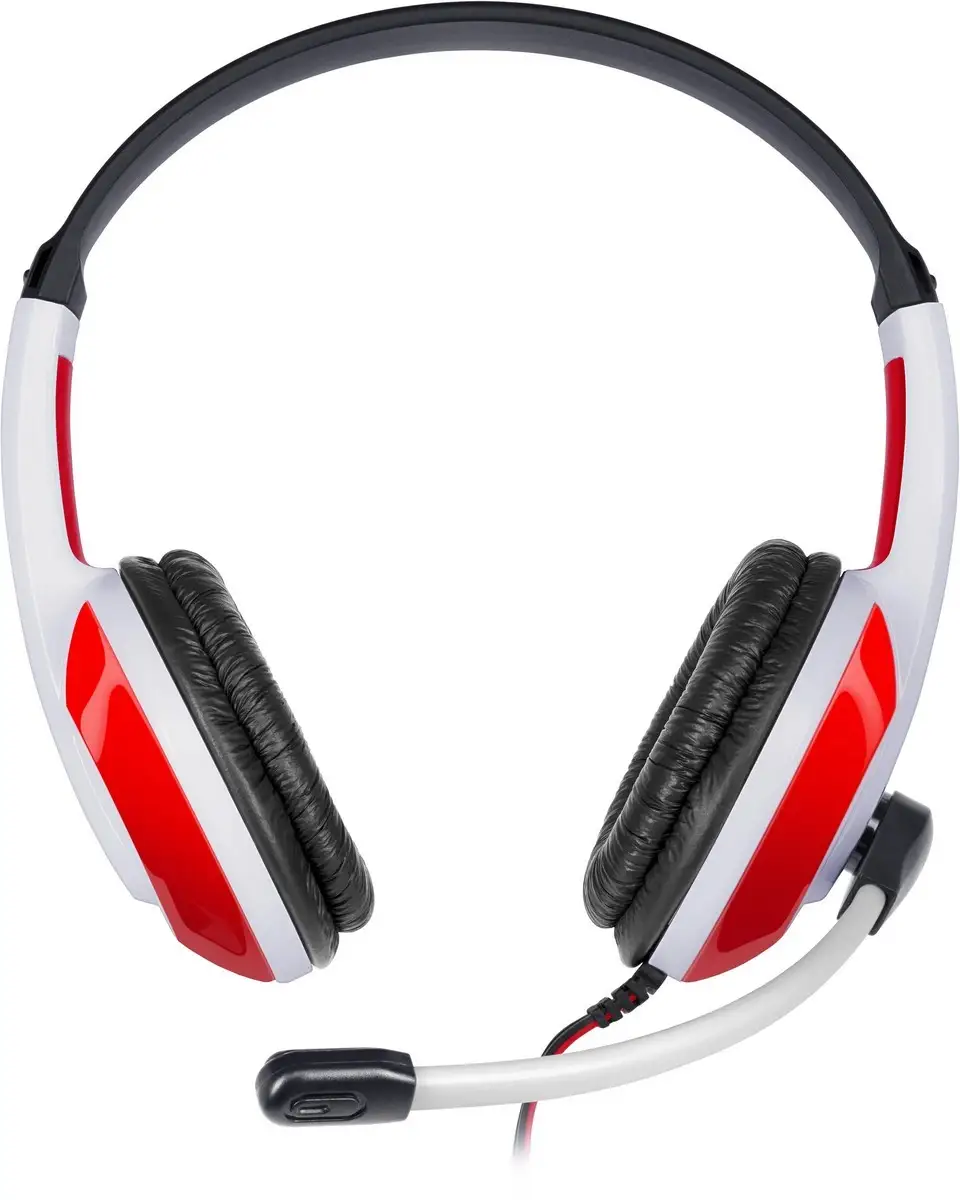 SŁUCHAWKI DEFENDER Z MIKR WARHEAD G-120 BIAŁO-CZERWONE + GRA!!! — 2