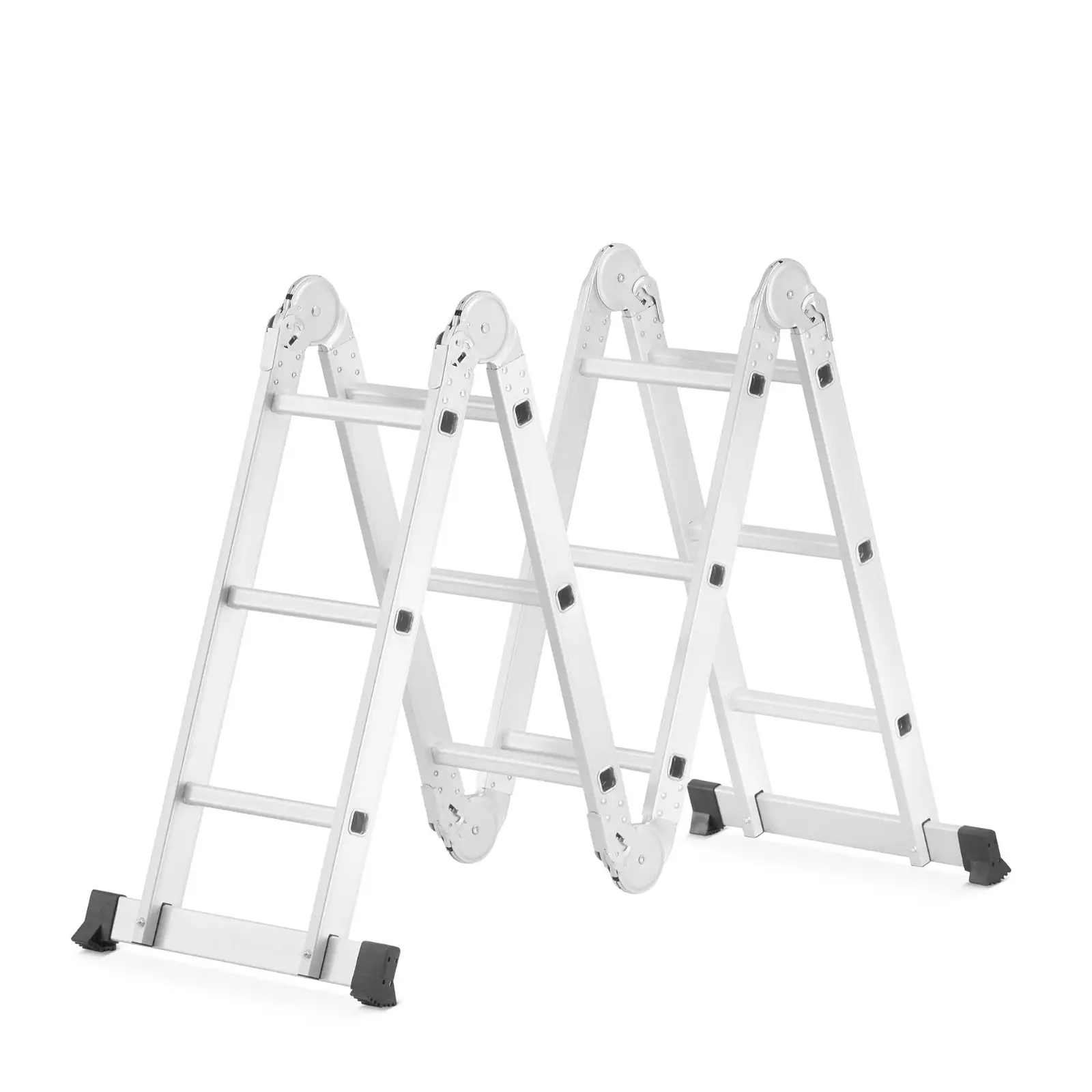Drabina aluminiowa przegubowa składana wielofunkcyjna 4x3 HIGHER + podest — 11