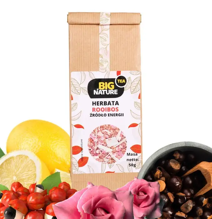 Herbata ROOIBOS ŻRÓDŁO ENERGII 50g - BIG NATURE