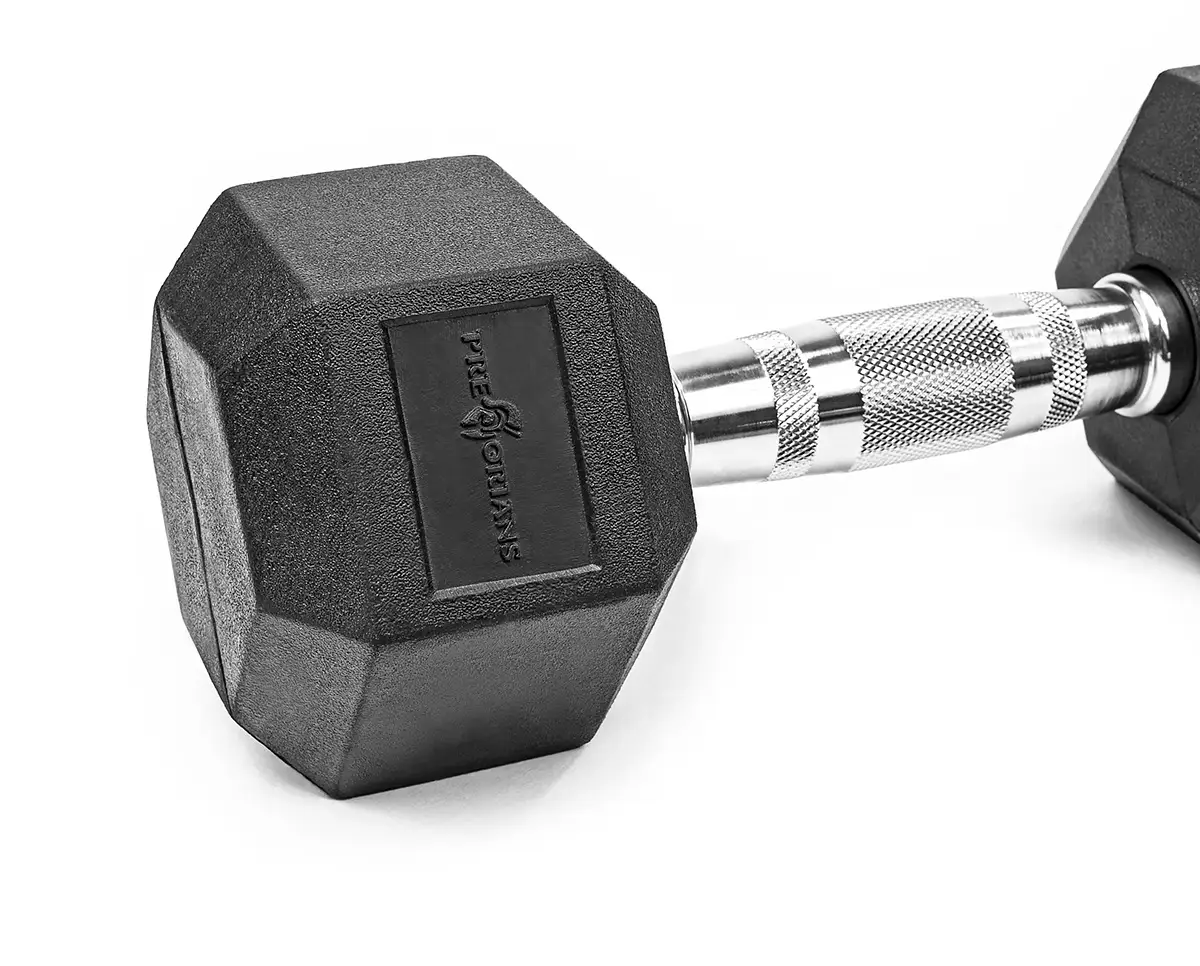 Hantla Hex 22,5kg ciężarek ogumowany