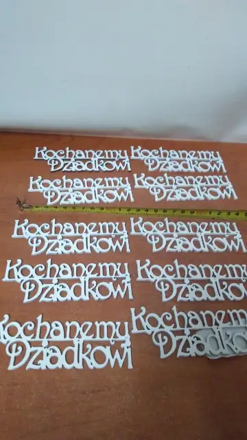 napis 10szt KOCHANEMU DZIADKOWI