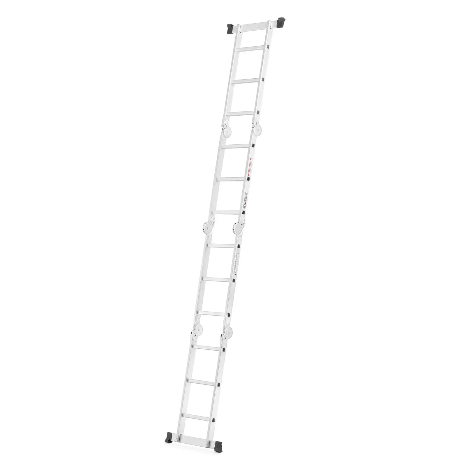 Drabina aluminiowa przegubowa składana wielofunkcyjna 4x3 HIGHER mocna — 7