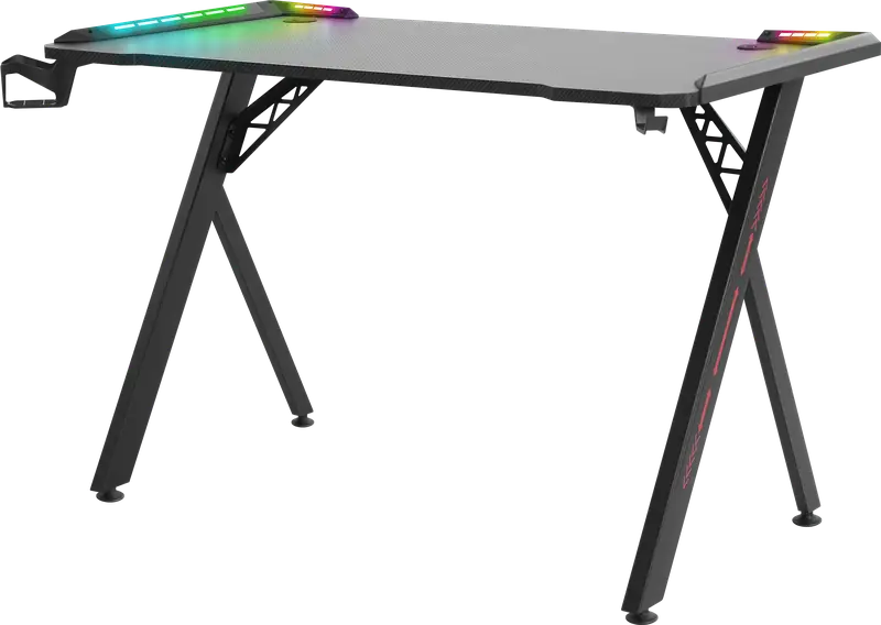 BIURKO DEFENDER GAMER RGB CZARNE GAMING — 11