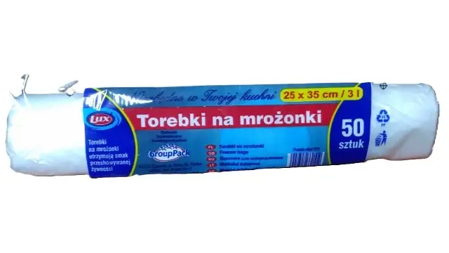 woreczki na mrożonki  3l. 50szt lux