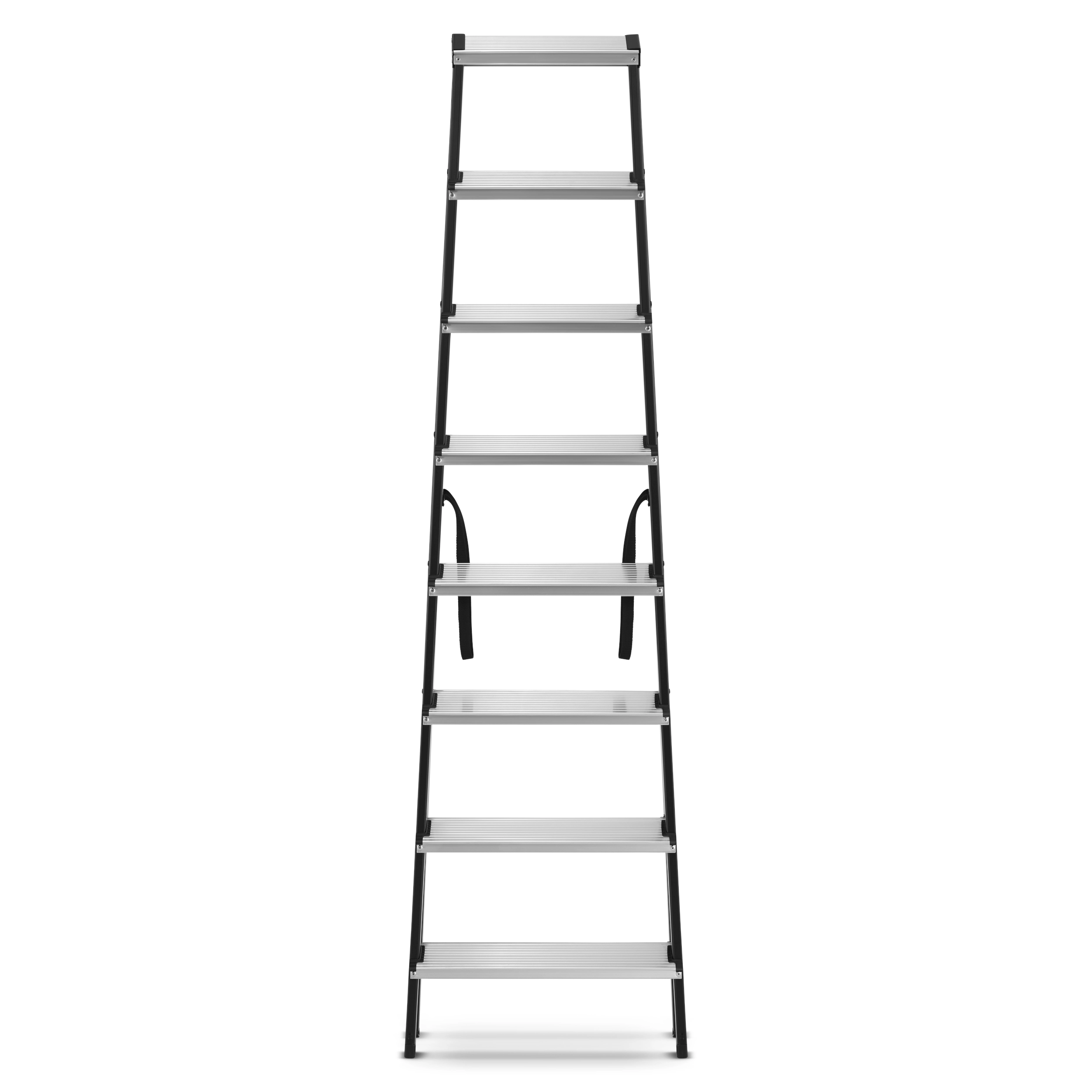 Drabina drabinka domowa 2x8 dwustronna składana MOCNA 150 kg HIGHER schodki — 5