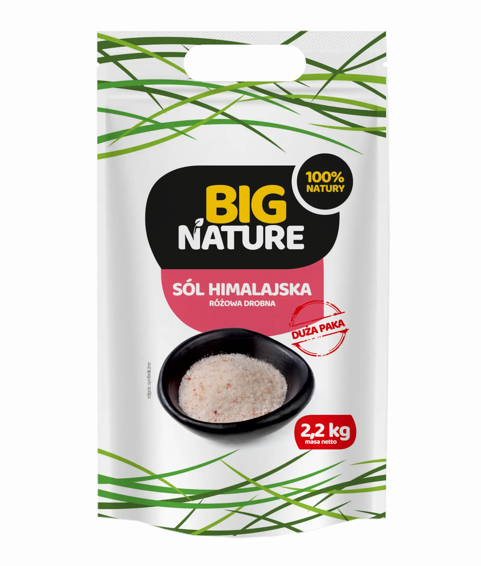 Sól himalajska różowa drobna 2,2kg — 2