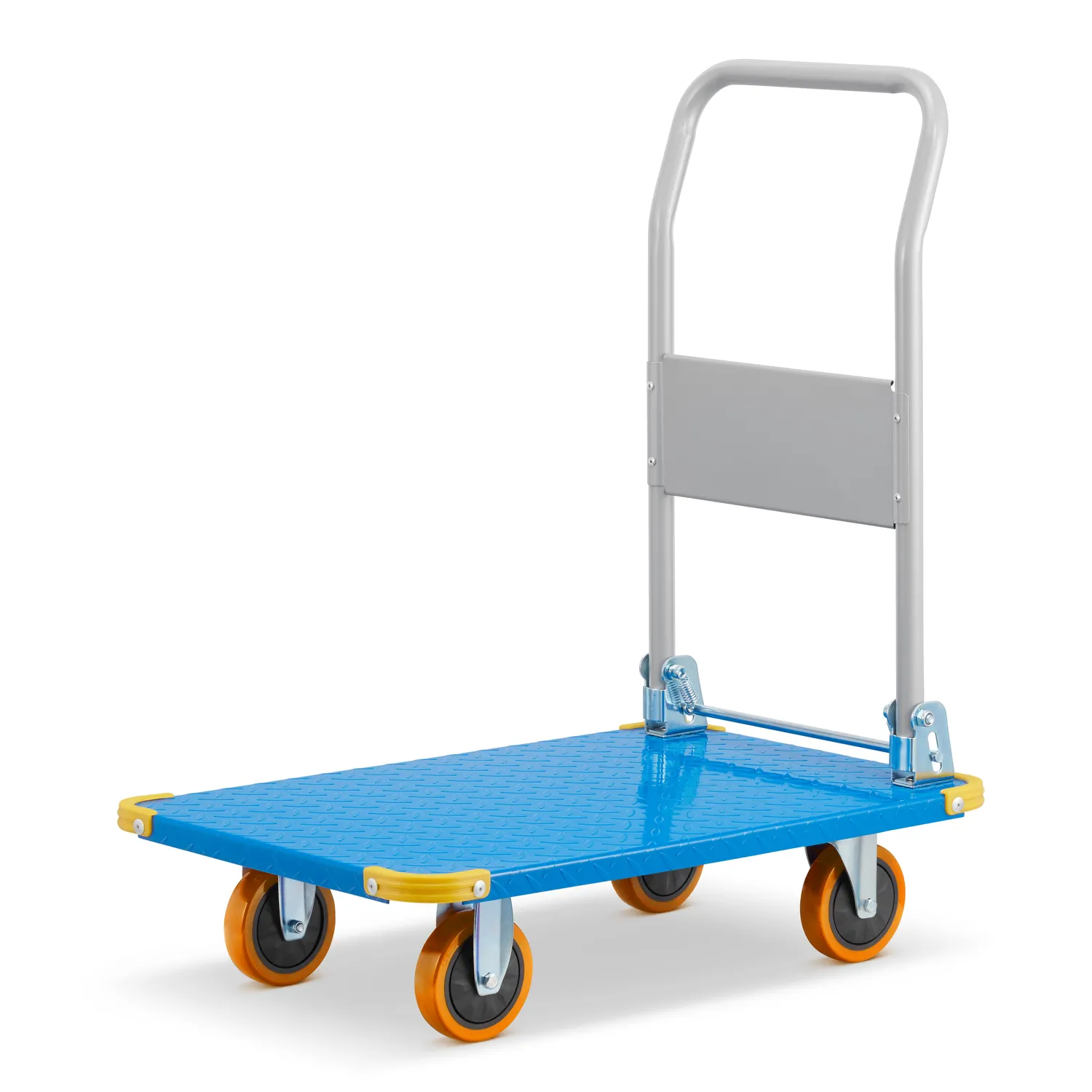 Wózek platformowy transportowy magazynowy 850 kg HIGHER pełne koła — 2