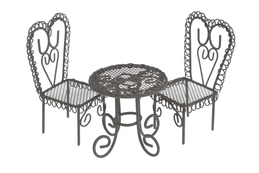 zestaw mebli metalowych 3szt 274CAN1078