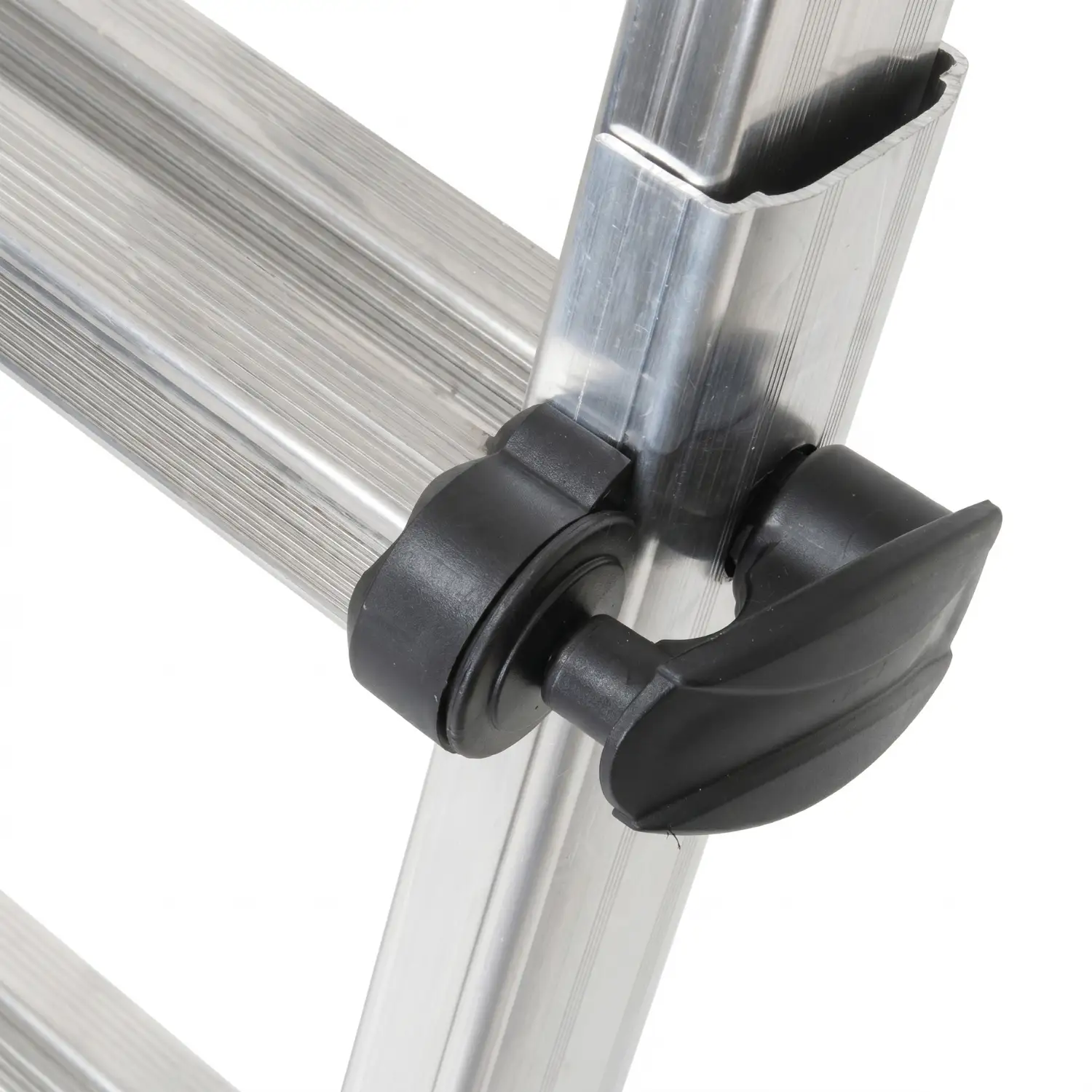 Drabina aluminiowa teleskopowa 5,2m GIERRE 4x5 na schody przegubowa 150 kg — 7