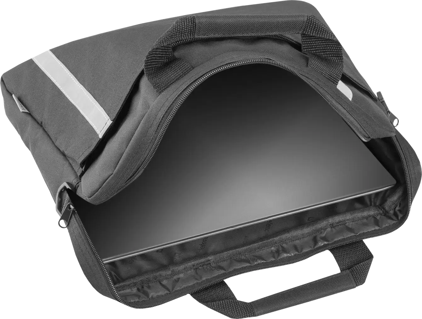 TORBA DEFENDER SHINY CZARNA 15,6" — 8
