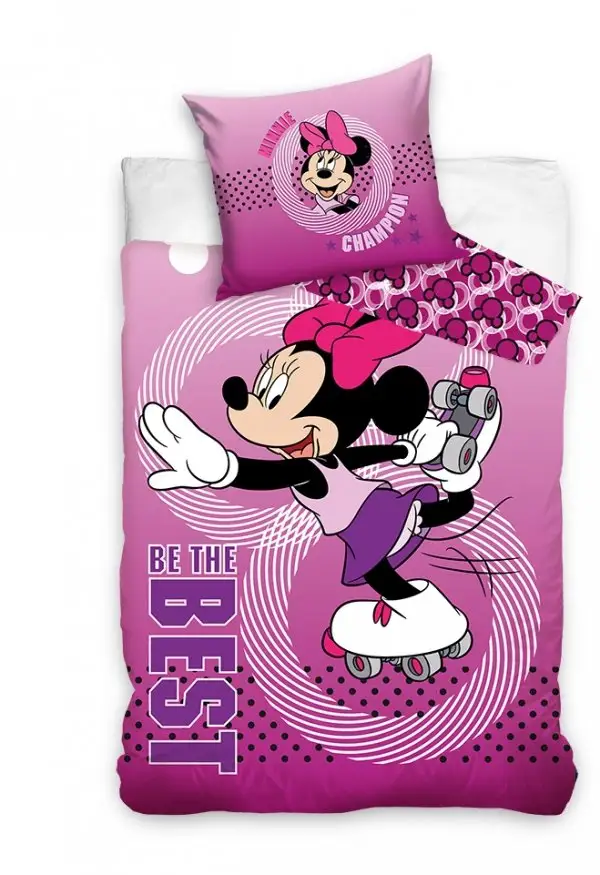 komplet pościeli  MYSZKA MINNIE 140x200+ 70x90cm    MNN209402-PP
