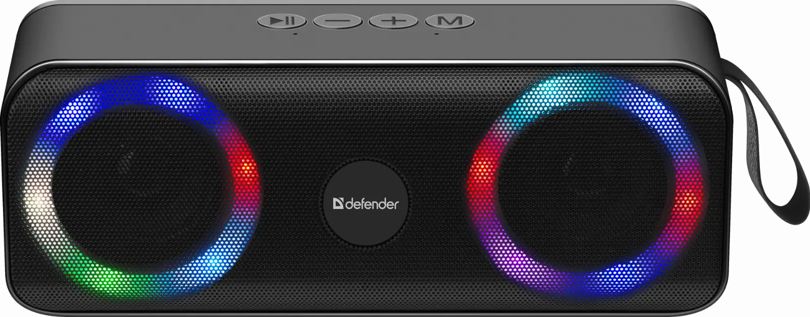 GŁOŚNIK DEFENDER Q1 BLUETOOTH 10W LED/BT/FM/USB/MIC/TWS — 2