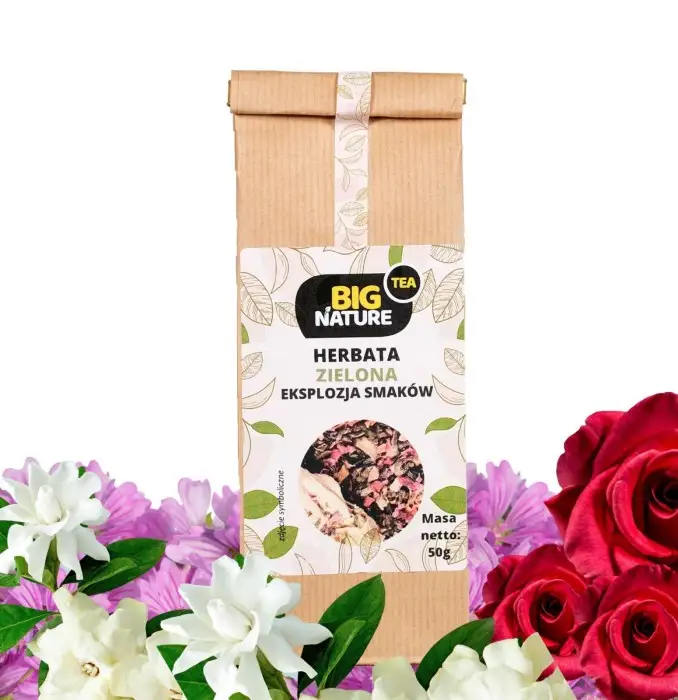 Herbata zielona EKSPLOZJA SMAKÓW 50g - BIG NATURE
