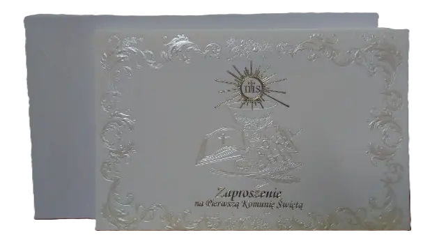 zaproszenia 10szt KOMUNIA ŚWIĘTA 3509