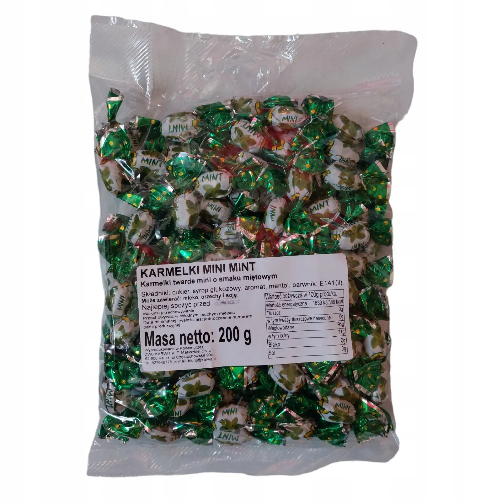 Cukierki 200g Mini Mint