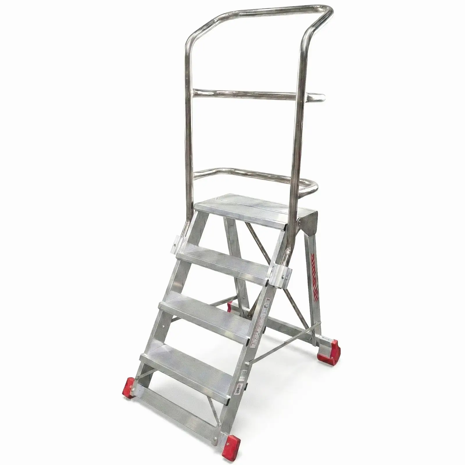 Drabina magazynowa FARAONE 4-stopniowa CM 4P - 2,98 m