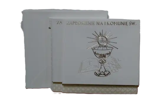 zaproszenia 10szt KOMUNIA ŚWIĘTA 8107