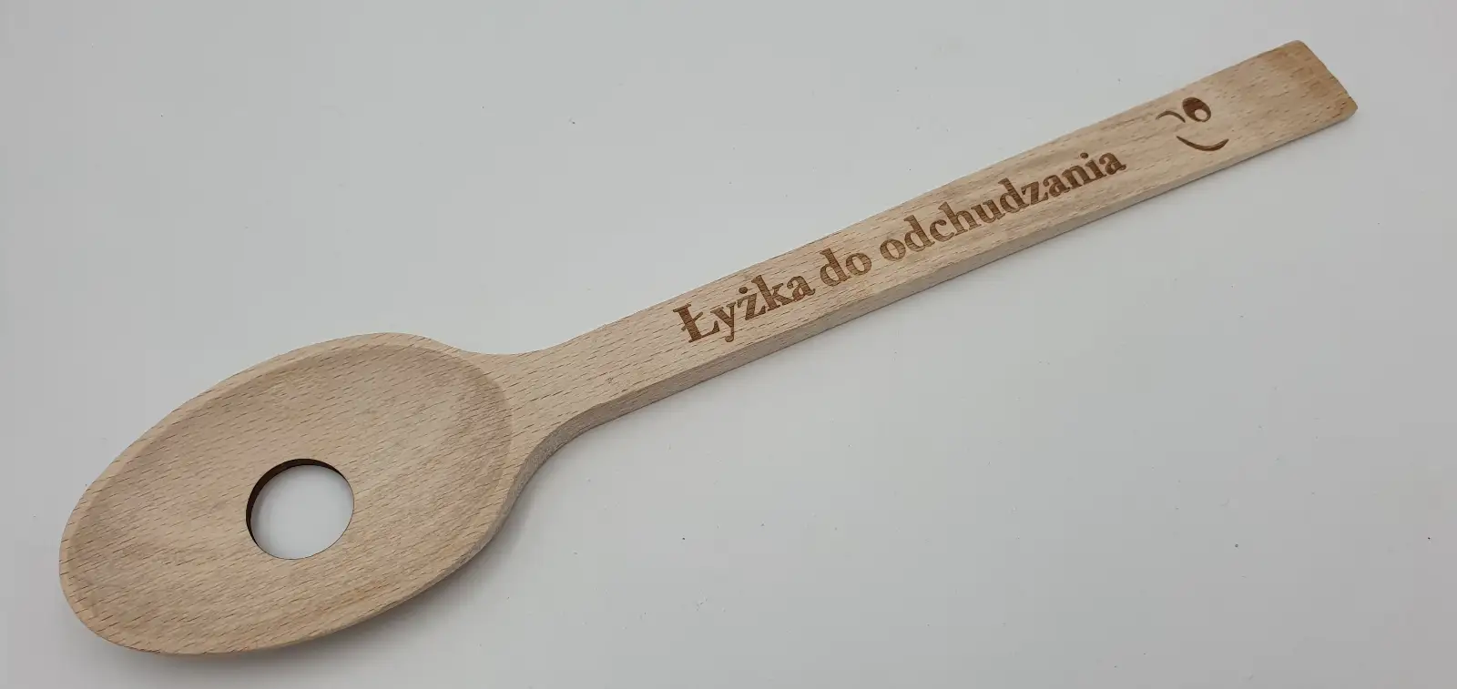 drewniana łyżka do odchudzania 32cm