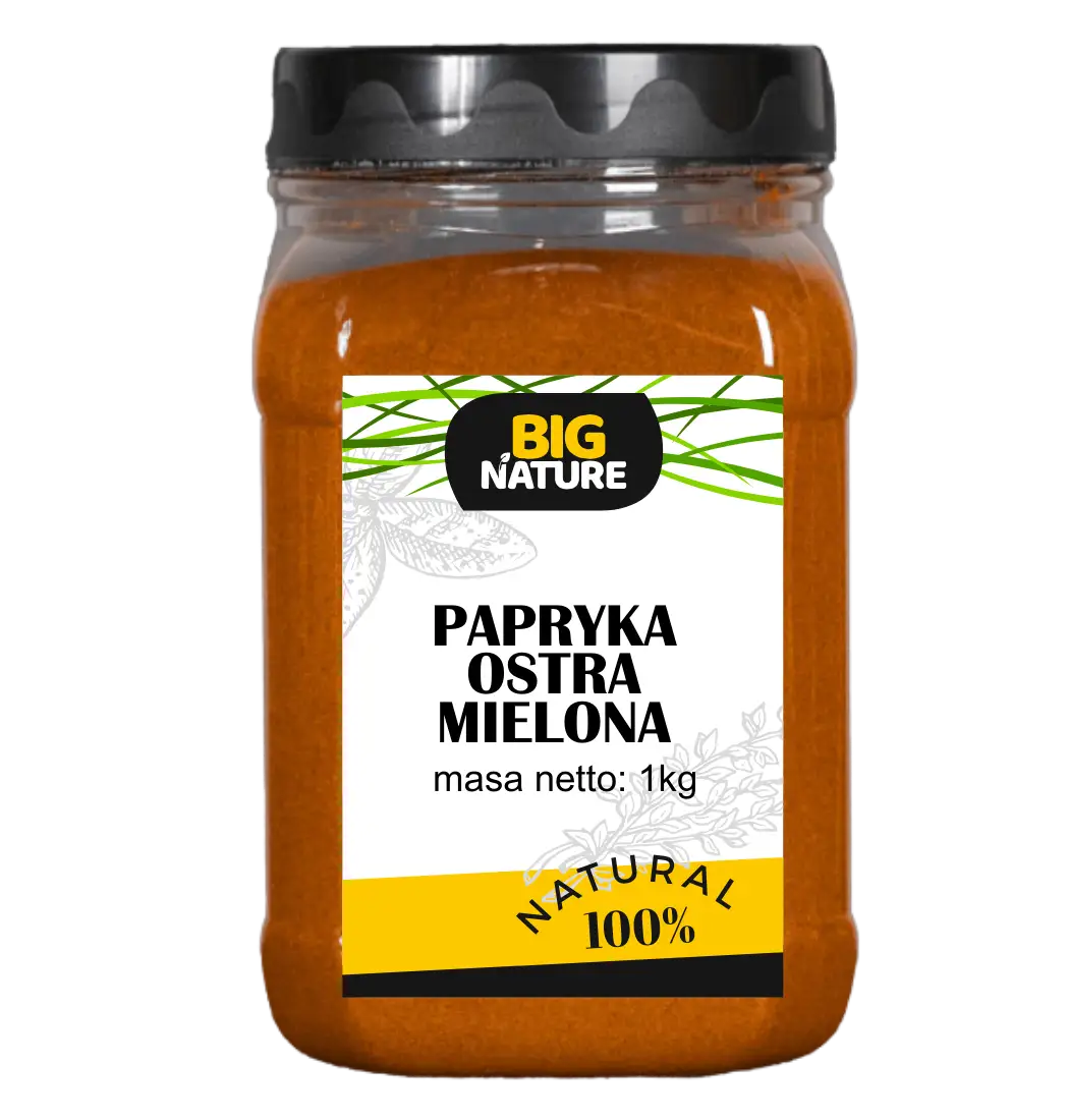 PAPRYKA OSTRA MIELONA 1KG