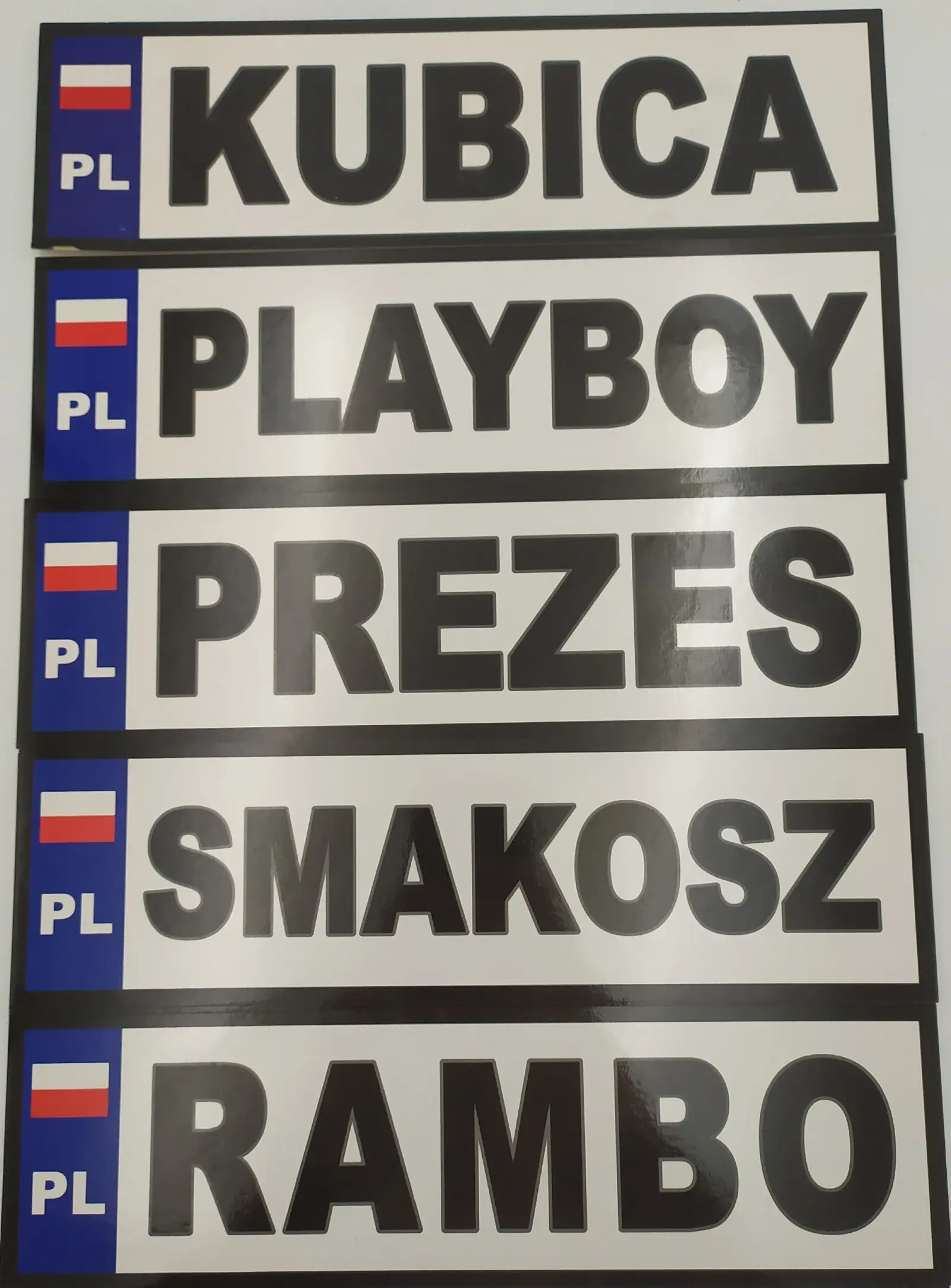 tablice rejestracyjne KSYWY 40szt.