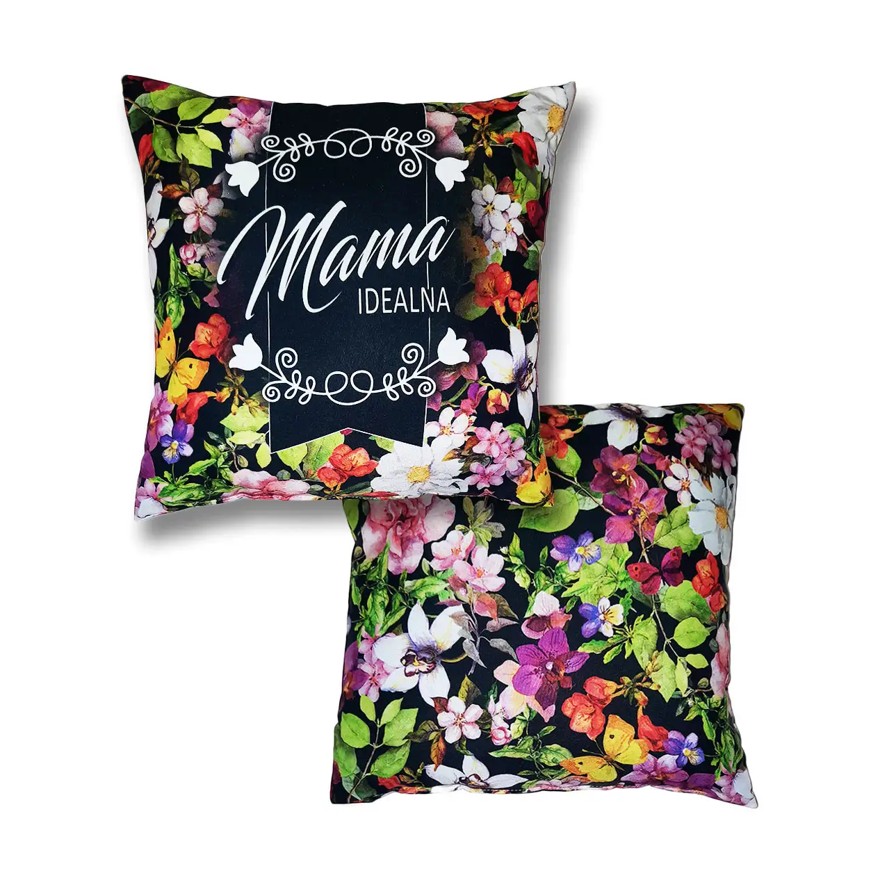 Poduszka Kwiaty Mama idealna  S80