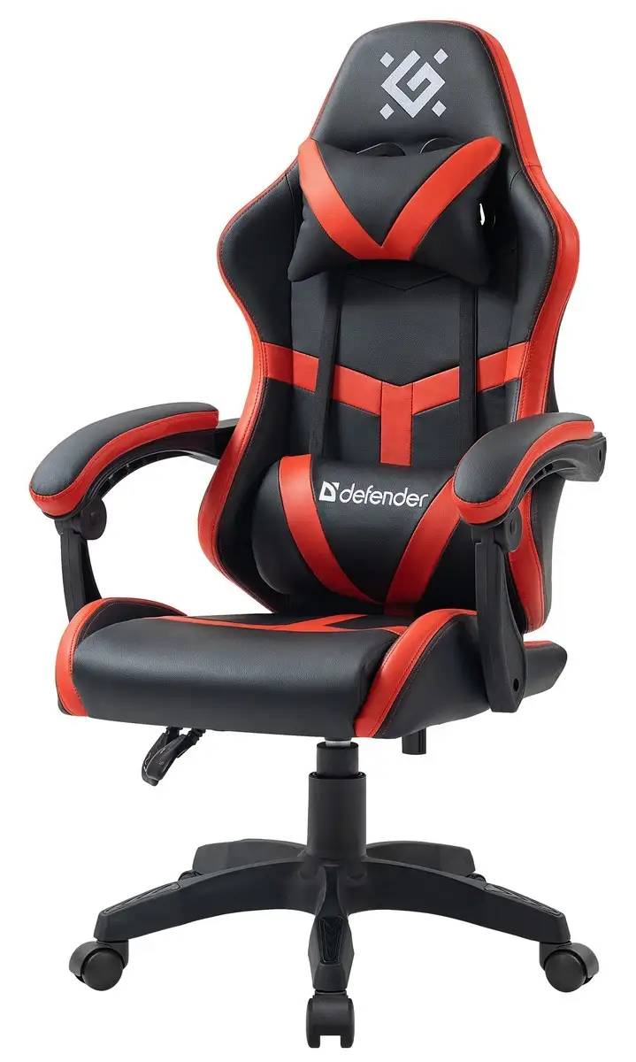 FOTEL DEFENDER SYNERGY CZERWONO-CZARNY GAMING — 12
