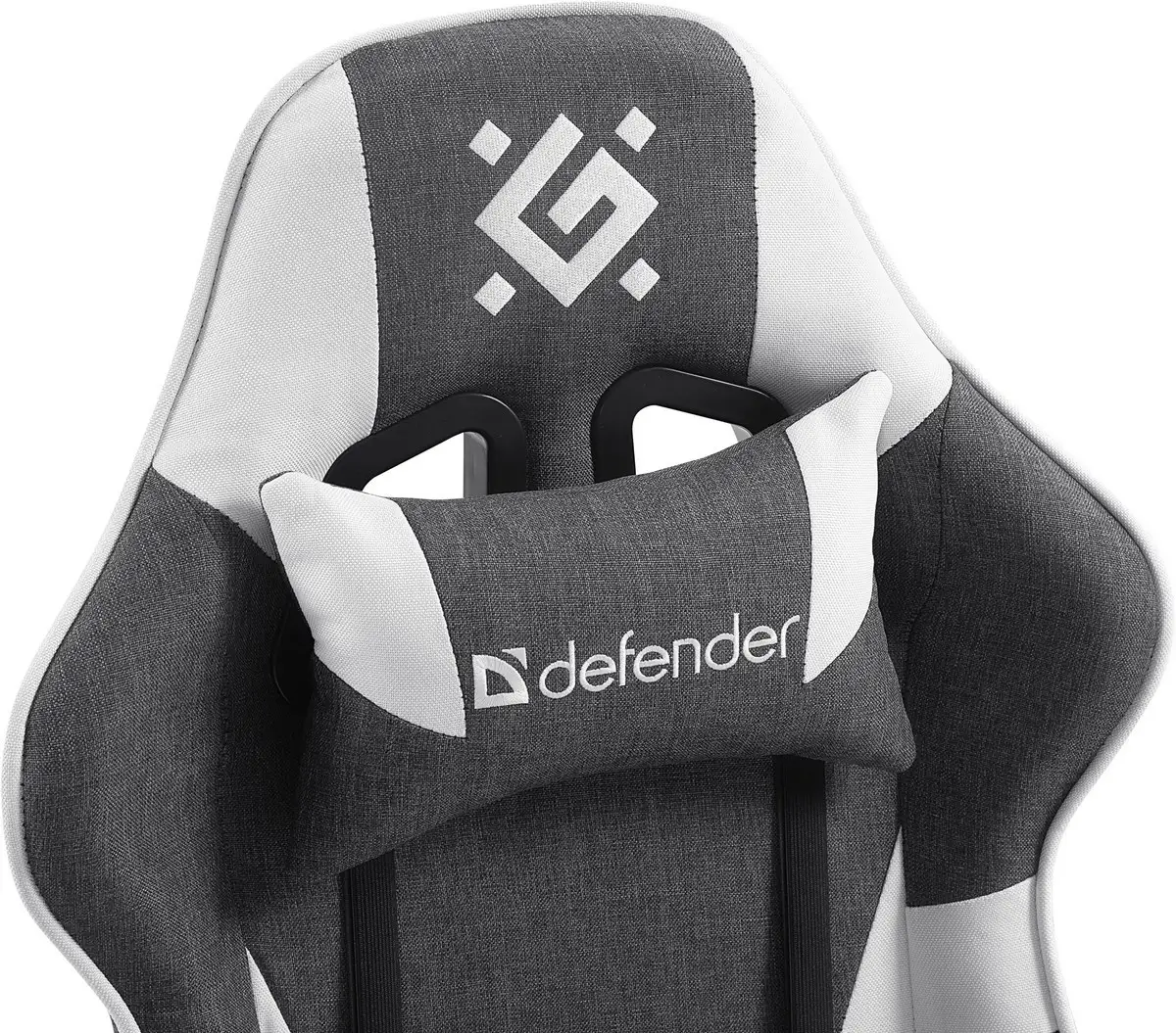 FOTEL DEFENDER IBIS BIAŁO-CZARNY GAMING — 18