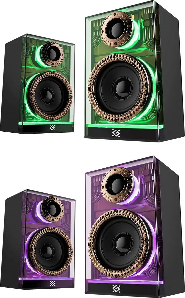 GŁOŚNIKI DEFENDER FUTURO 2.0 BLUETOOTH 20W LED — 6