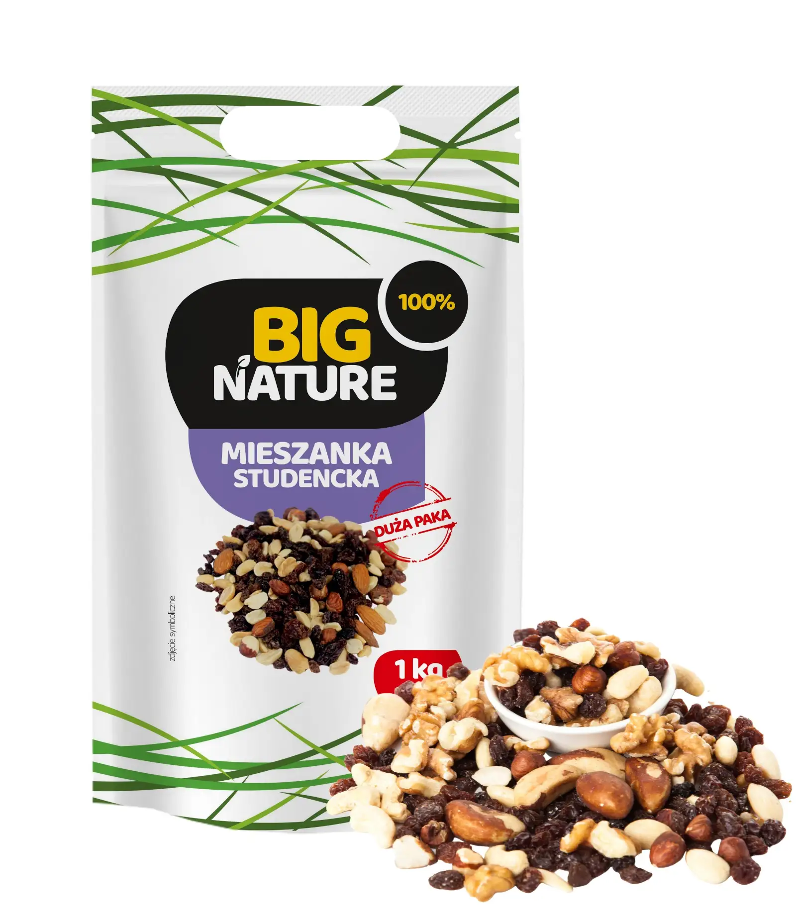 Mieszanka studencka 1kg Duża Paka - BIG NATURE