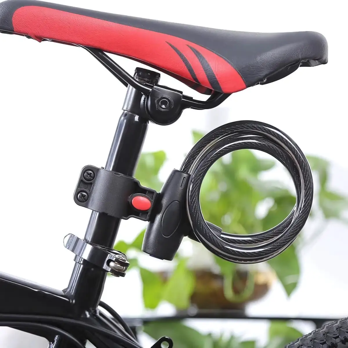 Zapięcie rowerowe blokada stalowa linka 85 cm ZR1 — 2