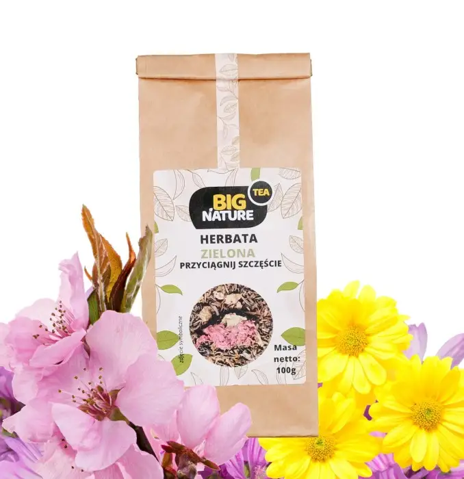 Herbata zielona PRZYCIĄGNIJ SZCZĘŚCIE 100g - BIG NATURE