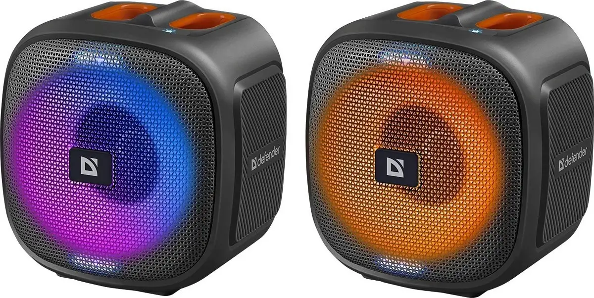 GŁOŚNIK DEFENDER Q4 BLUETOOTH 5.4 10W LED/BT/FM/USB/TWS — 2