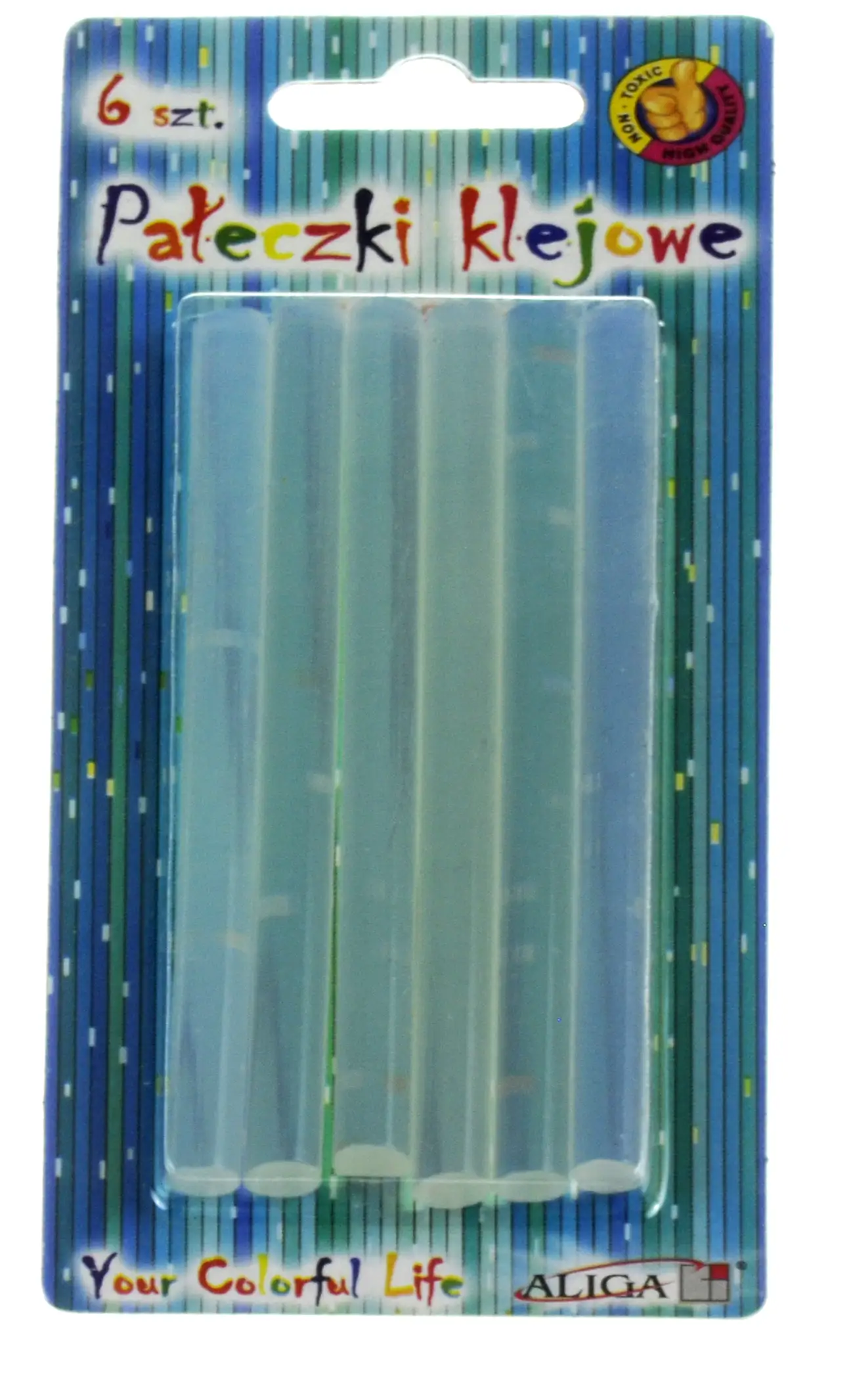 klej do pistoletu 6szt. 7x100mm bezbarwny | JB07-BZ