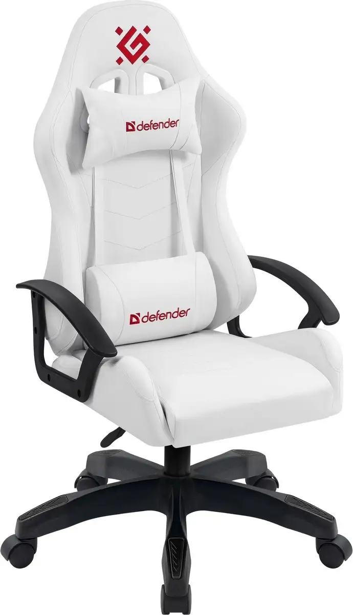 FOTEL DEFENDER LION BIAŁY GAMING — 13