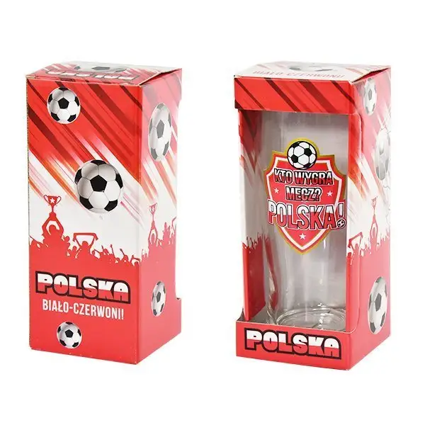 szklanka do piwa 500ml KTO WYGRA MECZ POLSKA
