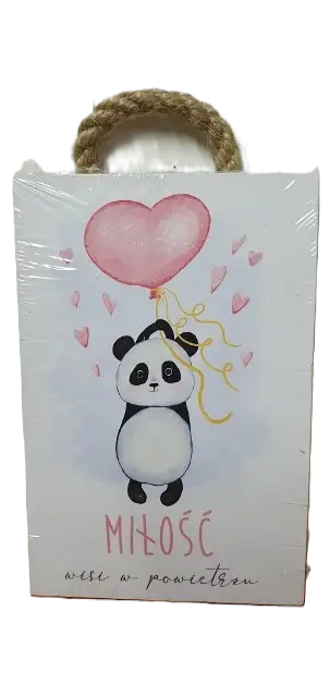 tabliczka / obraz do zawieszenia 10 x 15 MIŁOŚĆ....