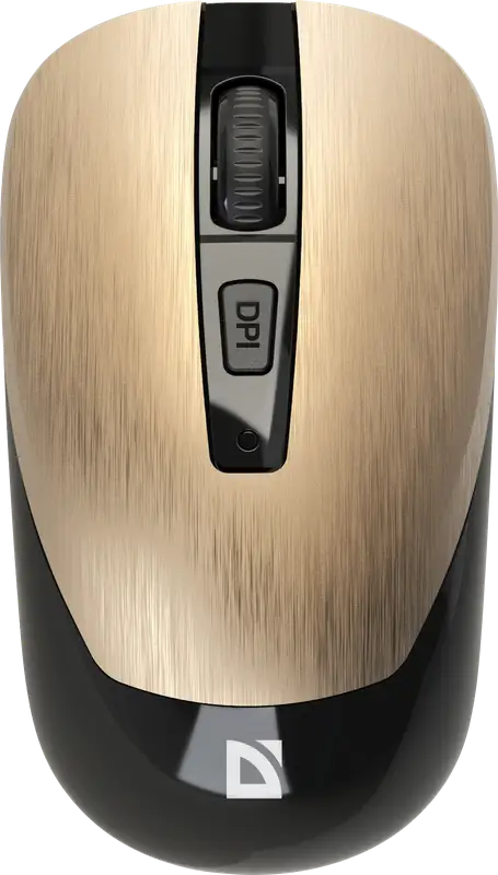 MYSZ DEFENDER WAVE MM-995 RF SILENT ZŁOTA OPTICAL — 3