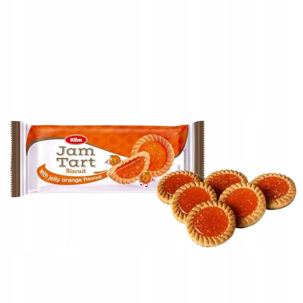 Ciastka kruche KLIM Jam Tart 235g Pomarańcza — 2