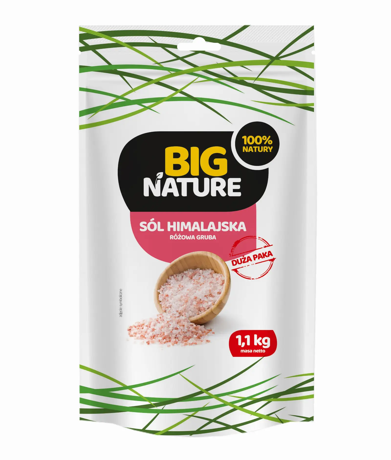 Sól himalajska różowa gruba 1,1kg