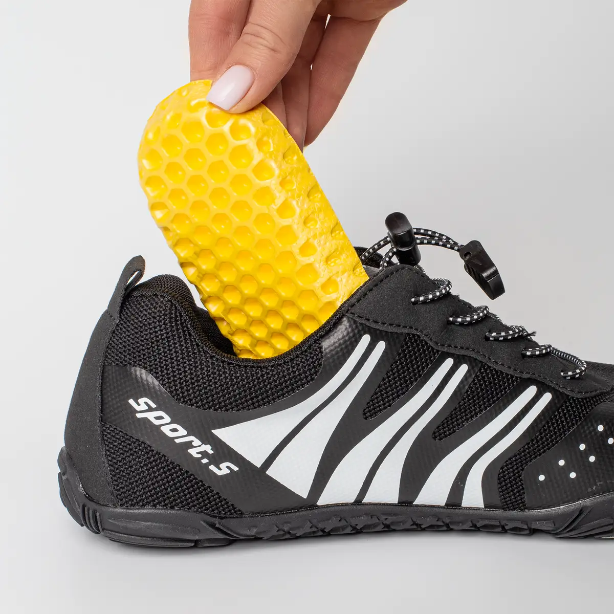 Buty do wody wodoodporne antypoślizgowe lekkie oddychające obuwie sportowe 39 czarne — 8
